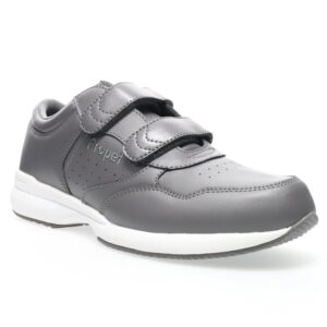 Propet Men's Life Walker Strap Shoes - Dark-grey