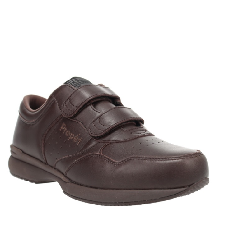 Propet Men's Life Walker Strap Shoes - Brown