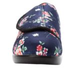 Propet Women's Cush 'N Foot Slippers - Black-floral — 6