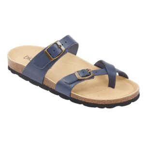 Biotime Women's Emily Sandals - Navy-leather