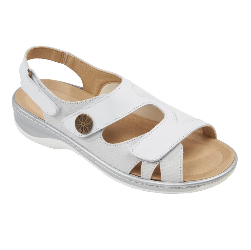 Biotime Women's Grace Sandals - White