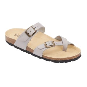 Biotime Women's Emily Sandals - Cloud-grey-leather