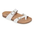 Biotime Women's Emily Sandals - Cloud-grey-leather — 5
