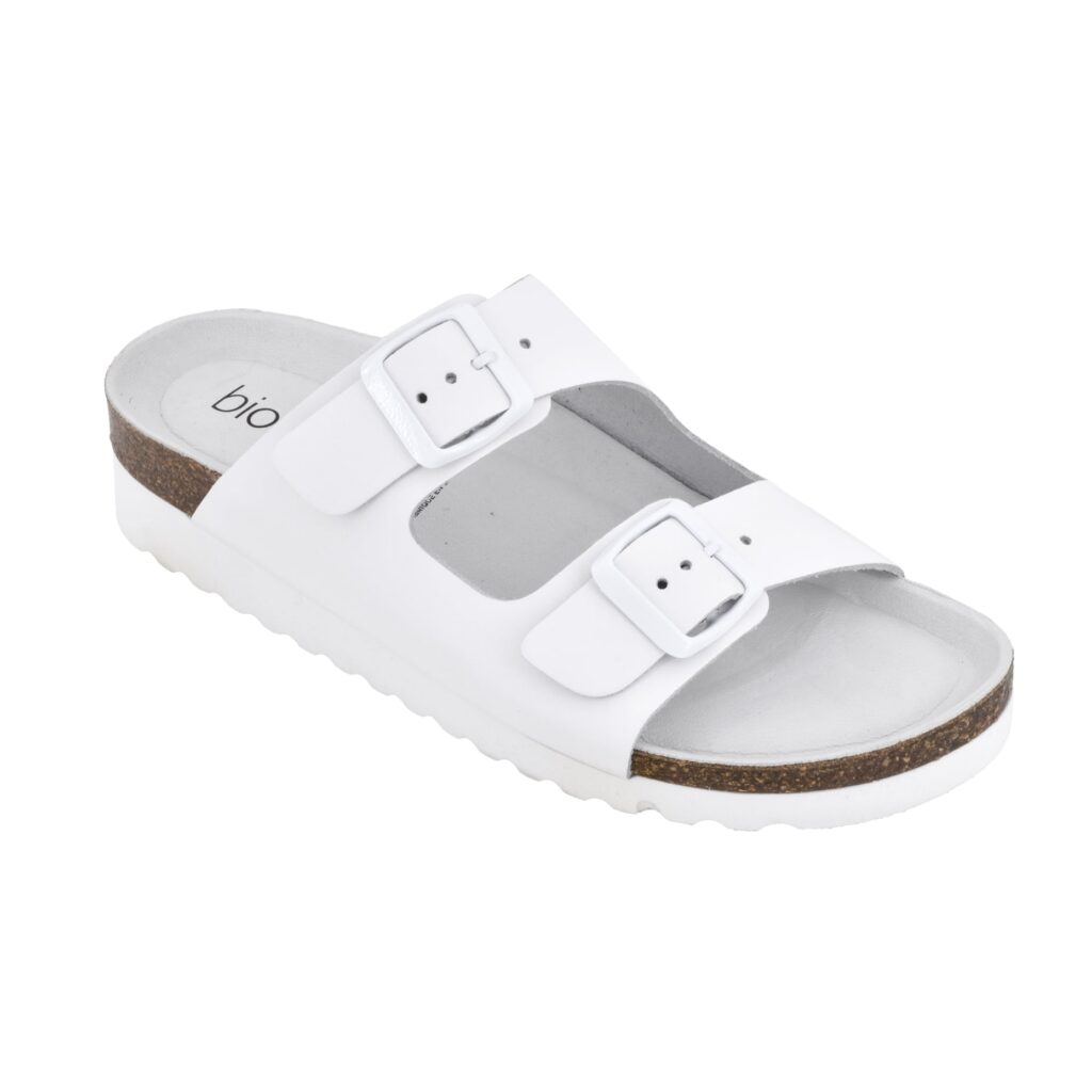 Biotime Women's Capri Sandals - White