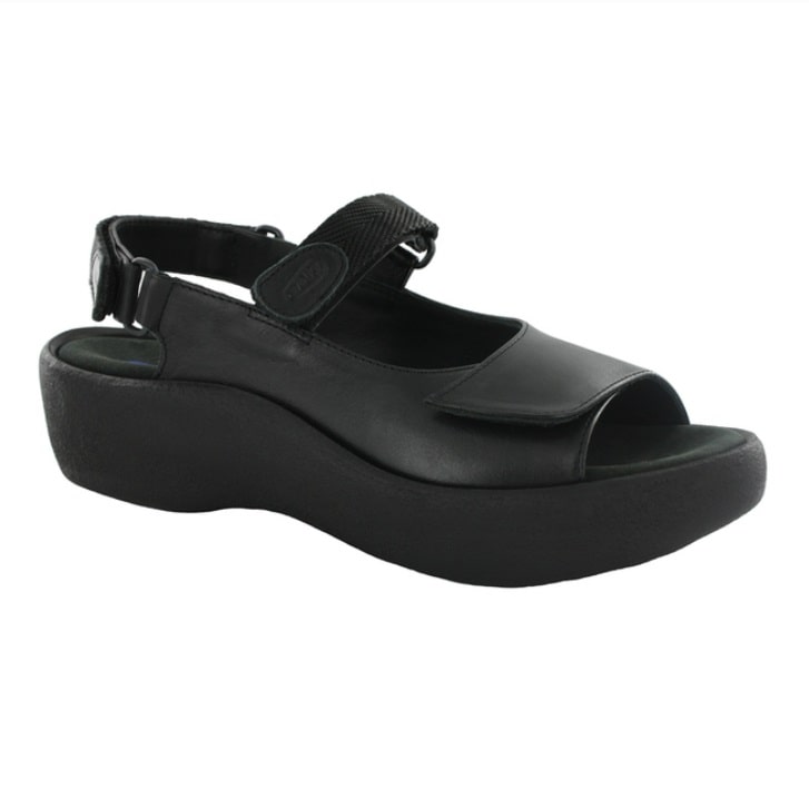 Wolky Women's Jewel Sandals - Black-smooth