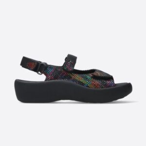 Wolky Women's Jewel Sandals - Black-multi-corza
