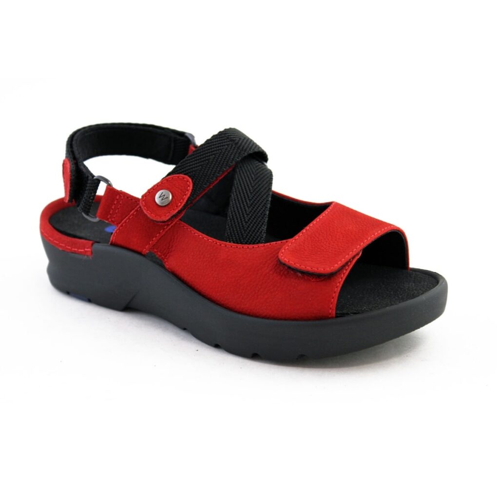 Wolky Women's Lisse Sandals - Red-nubuck