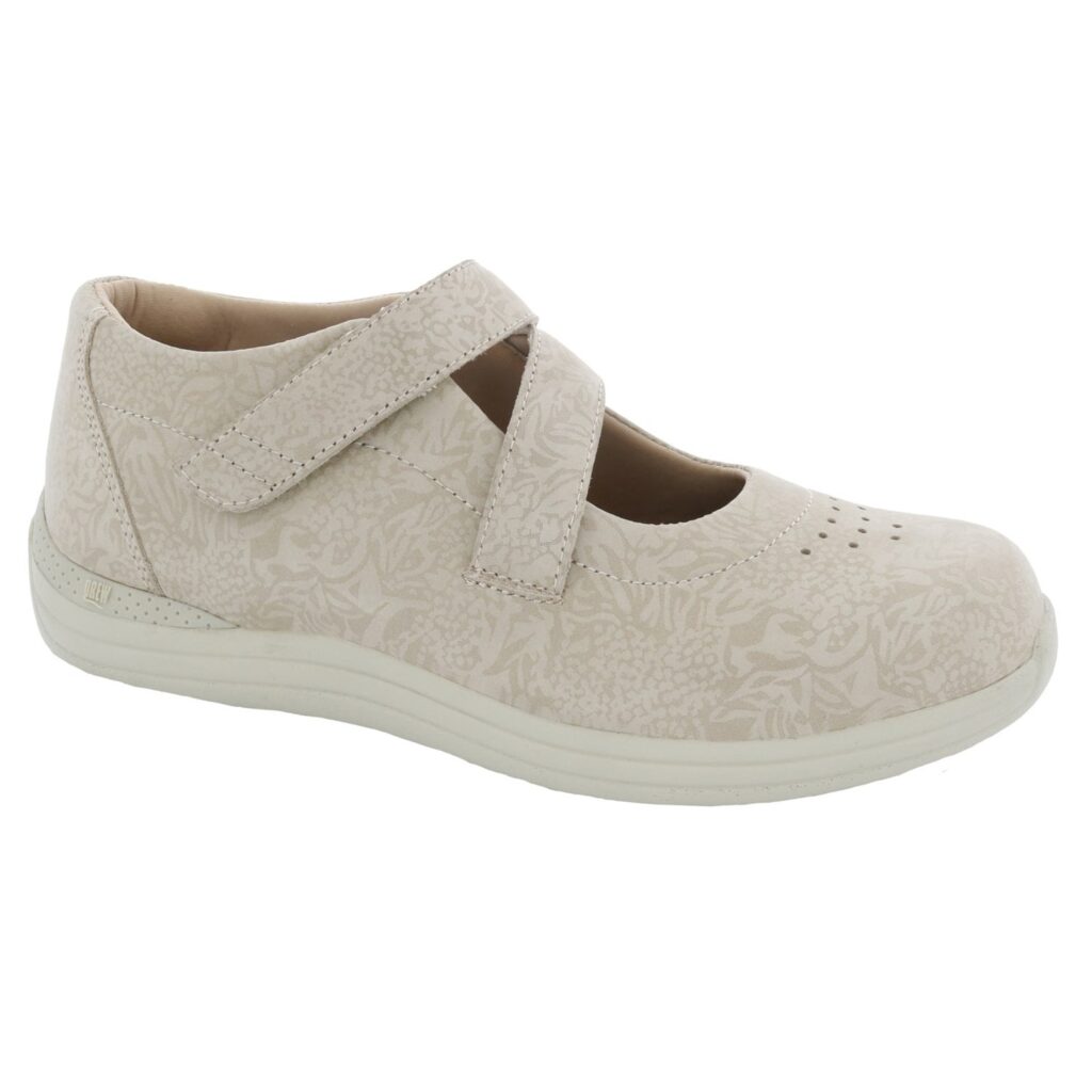 Drew Women's Orchid Shoes - Bone-metallic