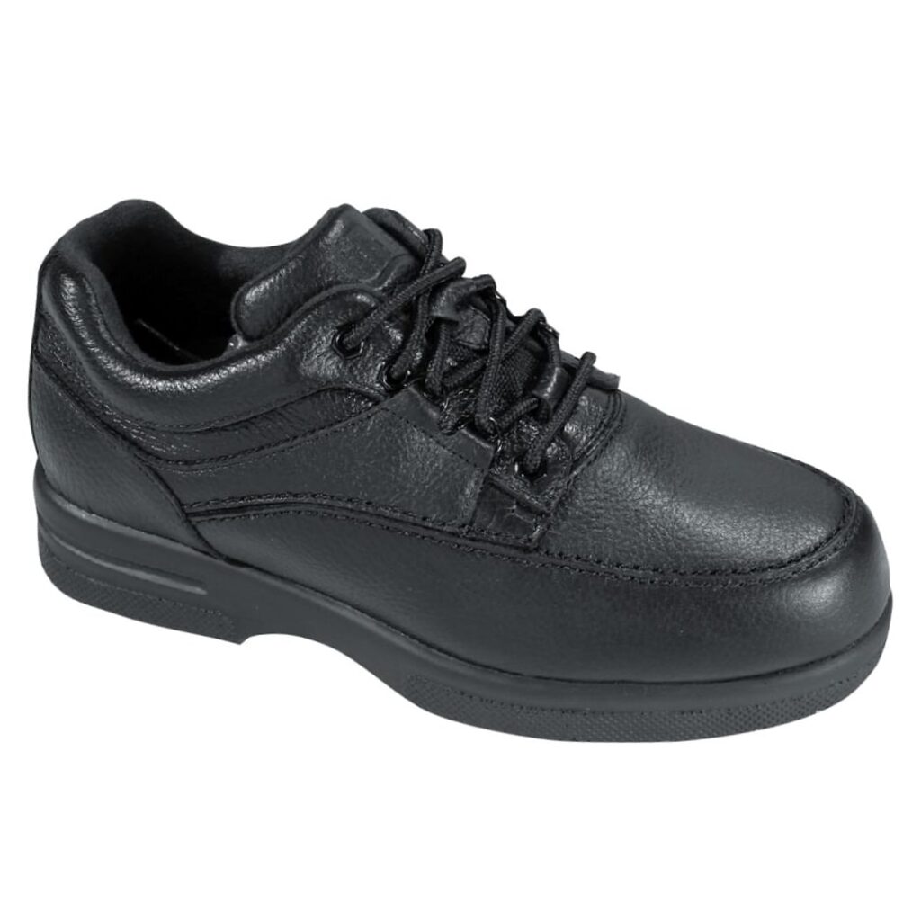 Drew Men's Traveler Shoes - Black-leather