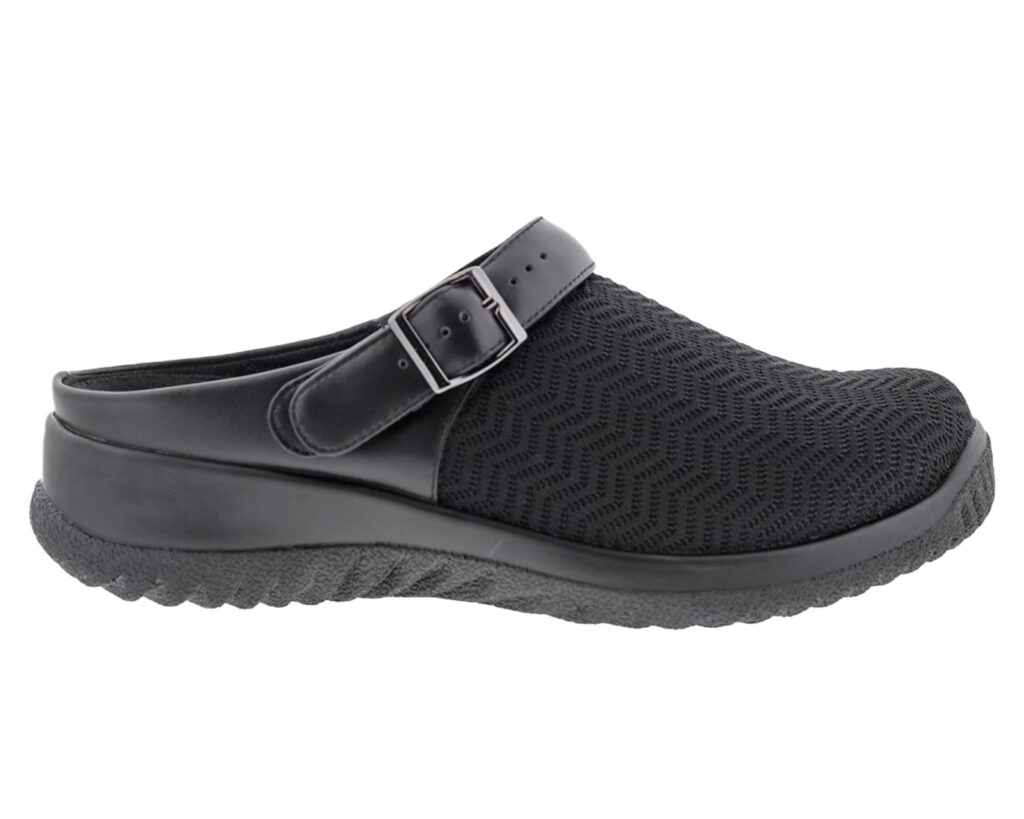 Drew Women's Savannah Clogs - Black-chevron