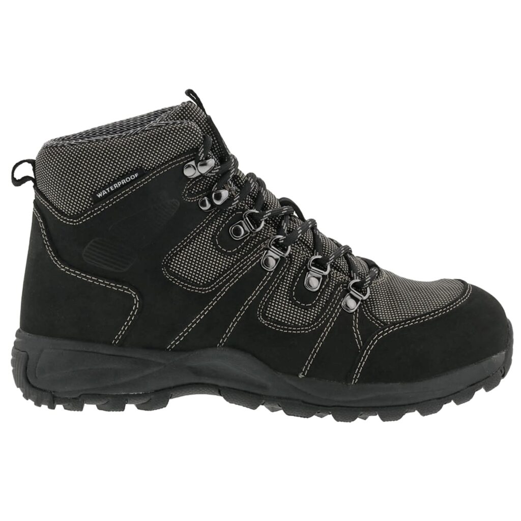 Drew Men's Trek Hikers - Black-nubuck
