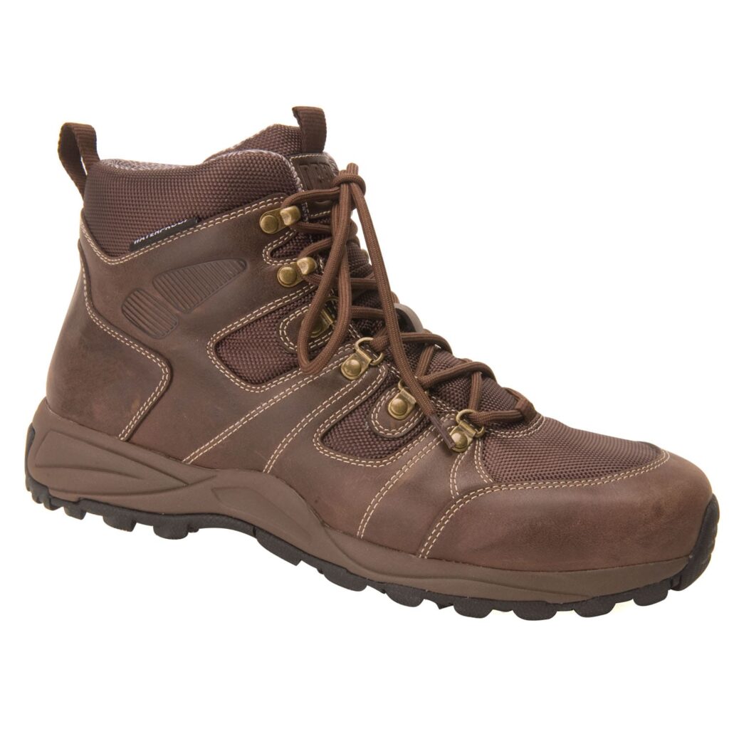 Drew Men's Trek Hikers - Brown-leather