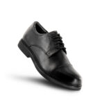 Apex Men's Classic Cap Toe Oxfords - Black — 4
