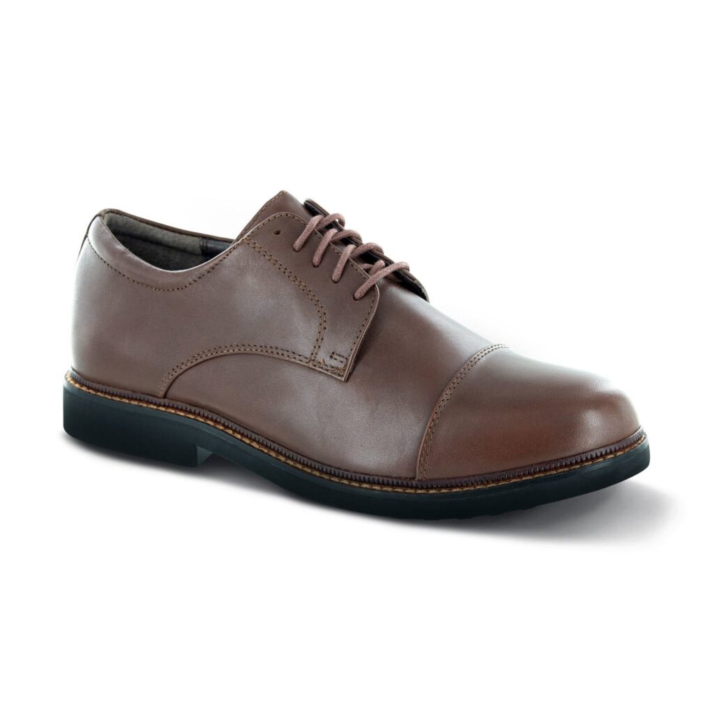 Apex Men's Classic Cap Toe Oxfords - Brown
