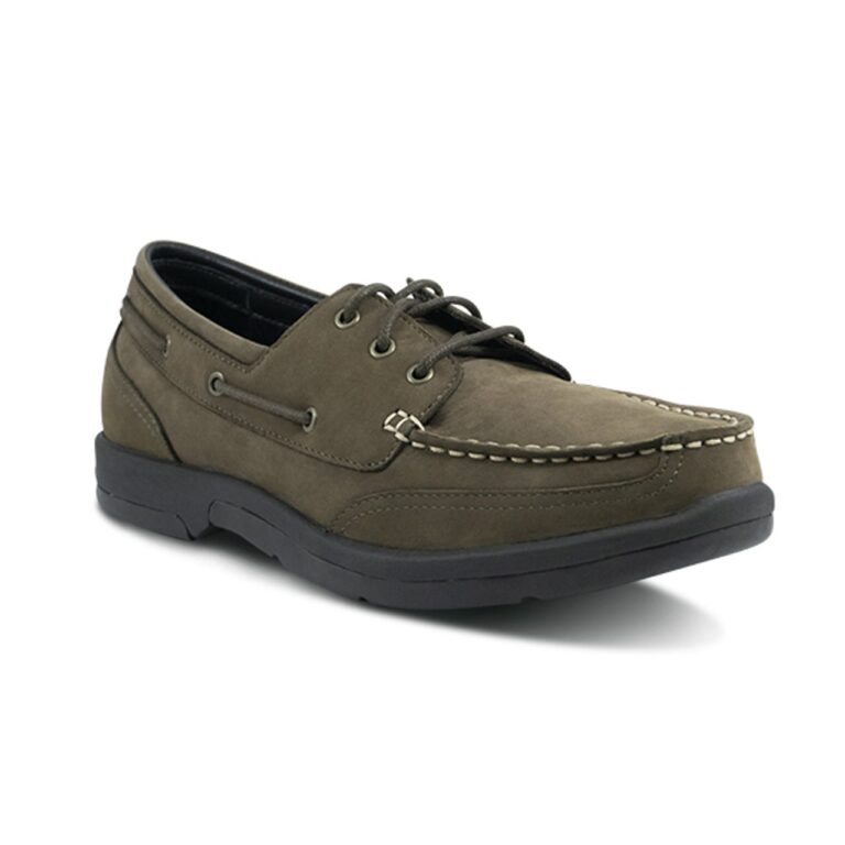 Apex Men's Boat Shoes - Dark-brown