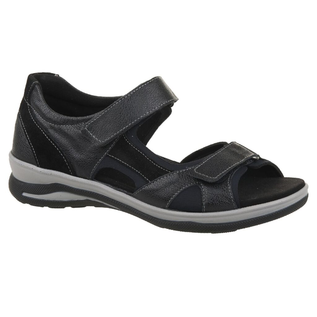 Fidelio Women's Hilly Sandals 496023 - Black-santiago