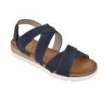 Biotime Women's Dulce Sandals - Ink-leather — 3