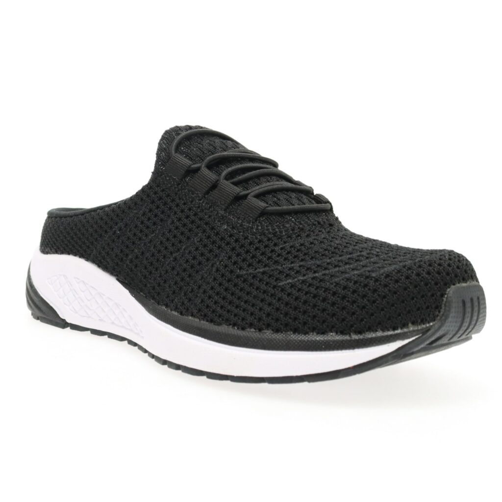 Propet Women's Tour Knit Slides - Dark-grey