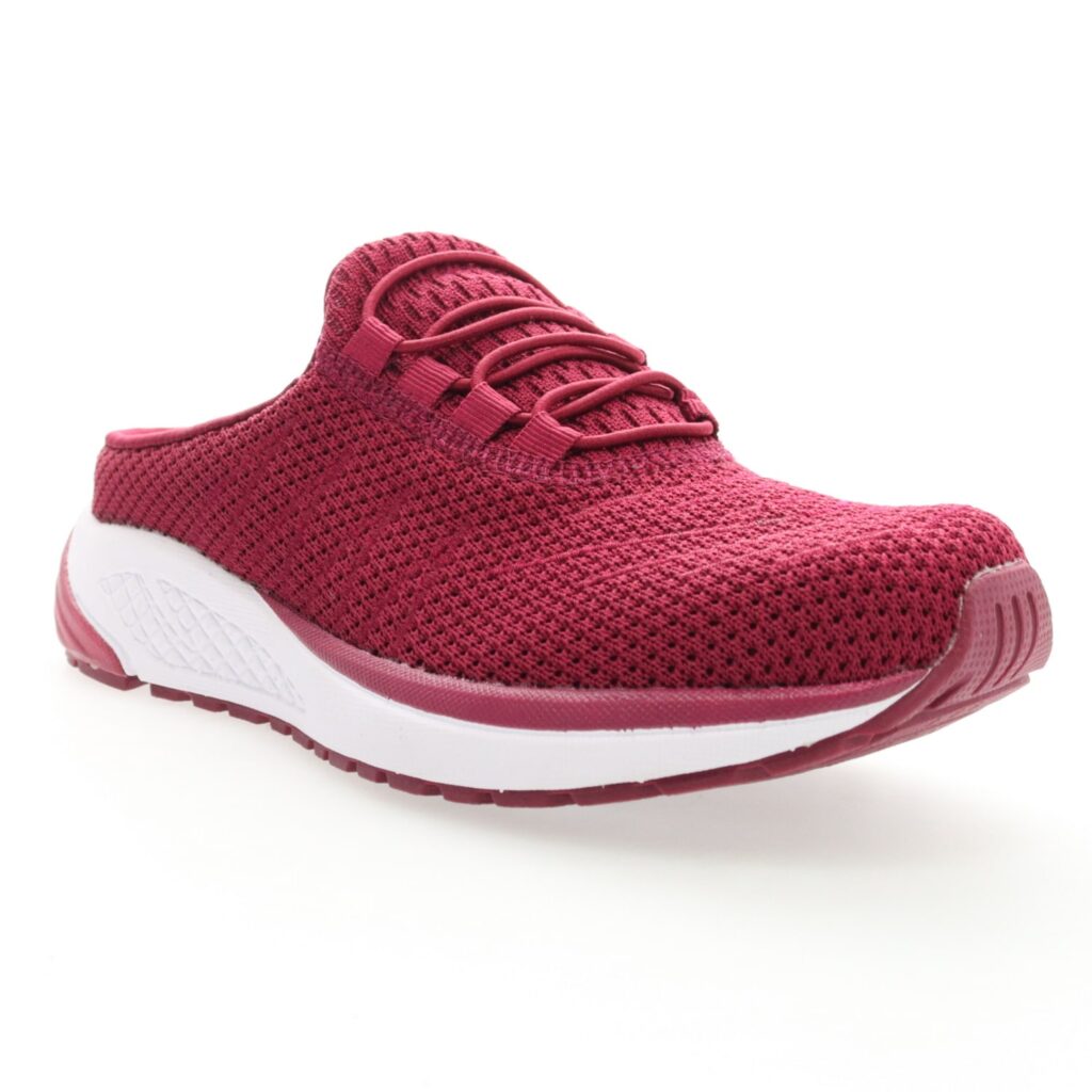Propet Women's Tour Knit Slides - Wine