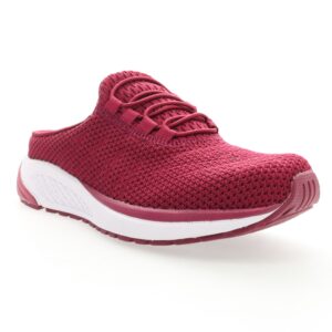 Propet Women's Tour Knit Slides - Wine