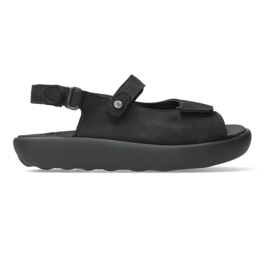Wolky Women's Jewel XW Sandals - Black-nubuck