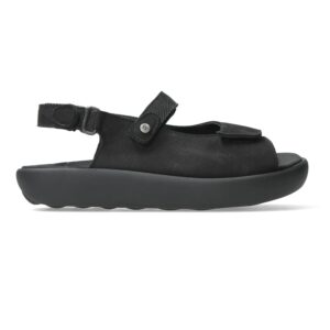 Wolky Women's Jewel XW Sandals - Black-nubuck