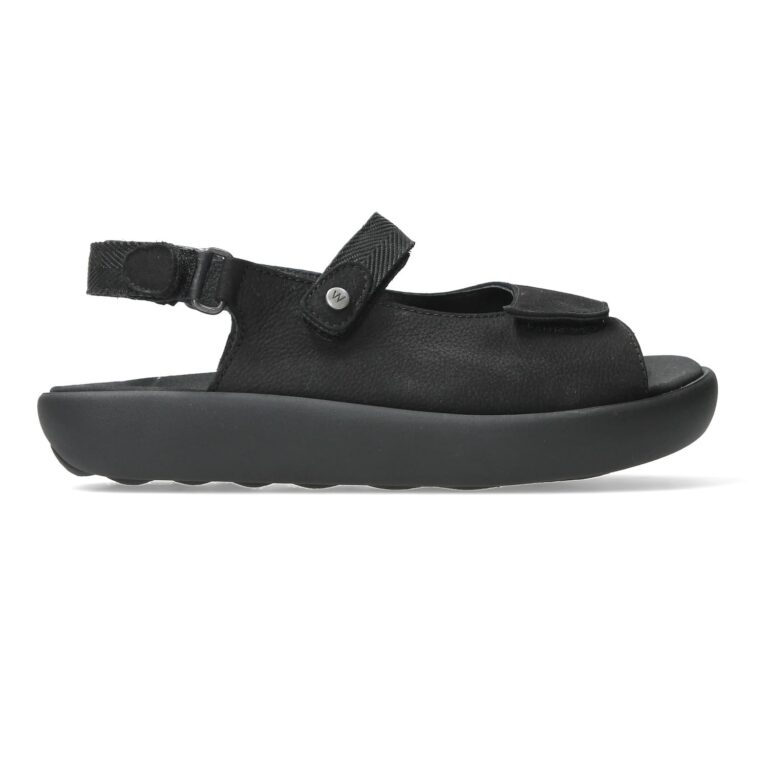 Wolky Women's Jewel XW Sandals - Black-nubuck