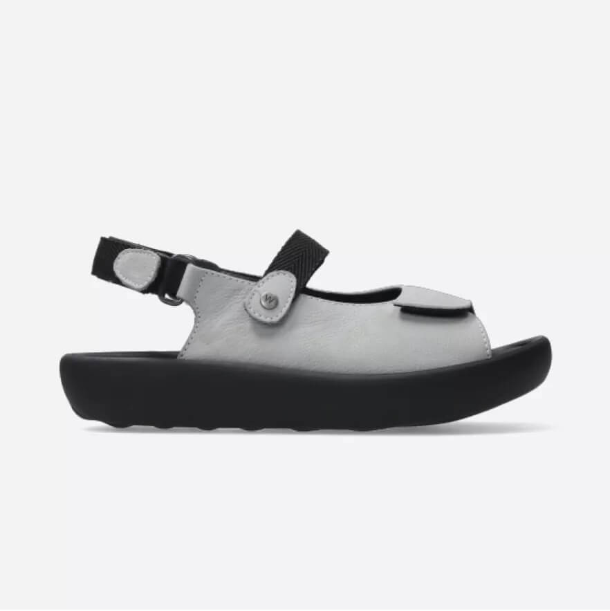 Wolky Women's Jewel XW Sandals - Light-grey-nubuck