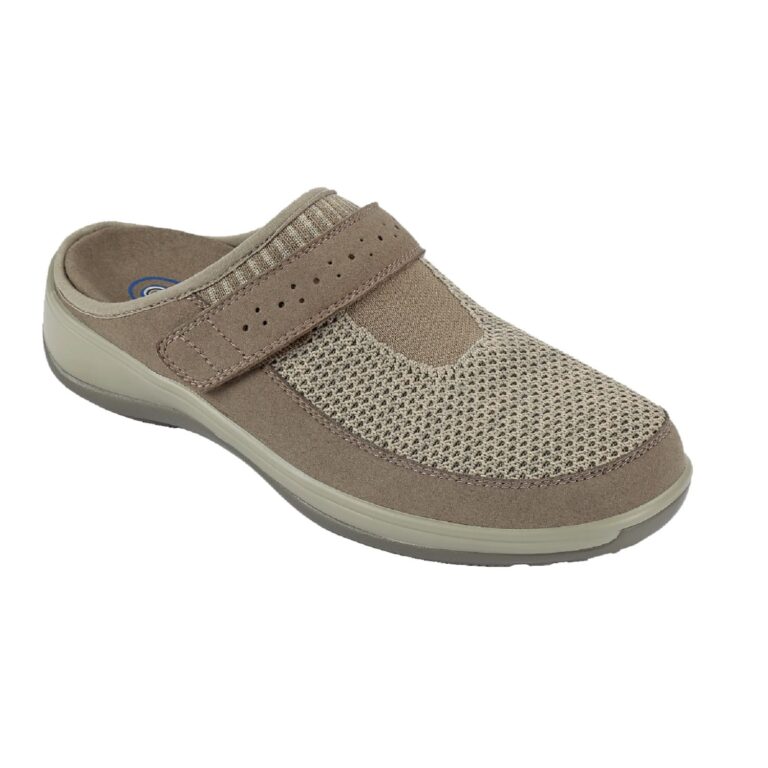 OrthoFeet Women's Louise Slippers - Beige