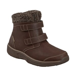 OrthoFeet Women's Florence Waterproof Boots - Brown