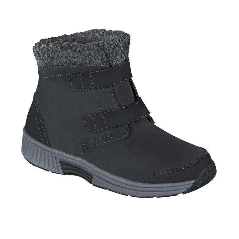 OrthoFeet Women's Florence Waterproof Boots - Black
