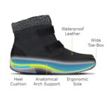 OrthoFeet Women's Florence Waterproof Boots - Brown — 7