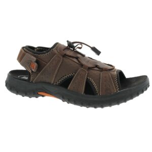 Drew Men's Waves Sandals - Brown