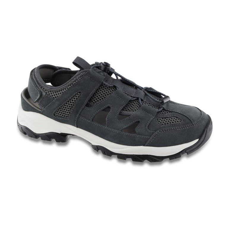 Apex Men's Closed Toe Sandals - Dark-grey