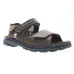 Propet Men's Hudson Sandals - Brown — 2