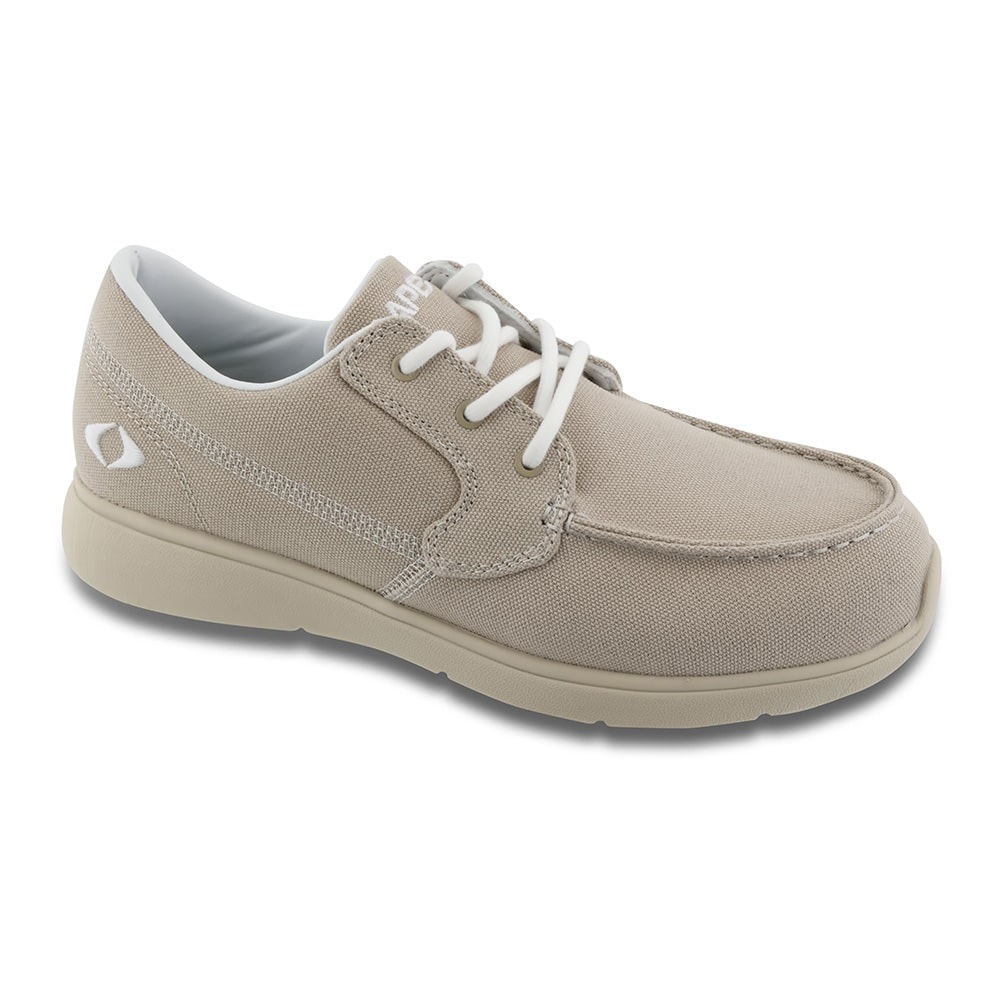 Apex Women's Moc Toe Canvas Loafer - Navy