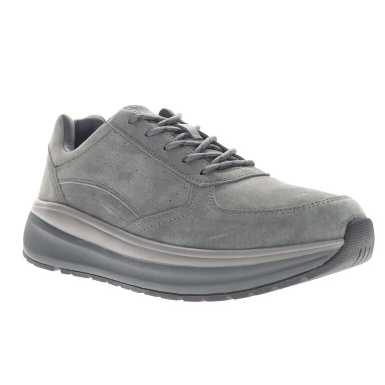 Propet Men's Ultima Suede Shoes - Charcoal-grey