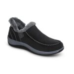 OrthoFeet Women's Lorin Hands-Free Slippers - Black — 1
