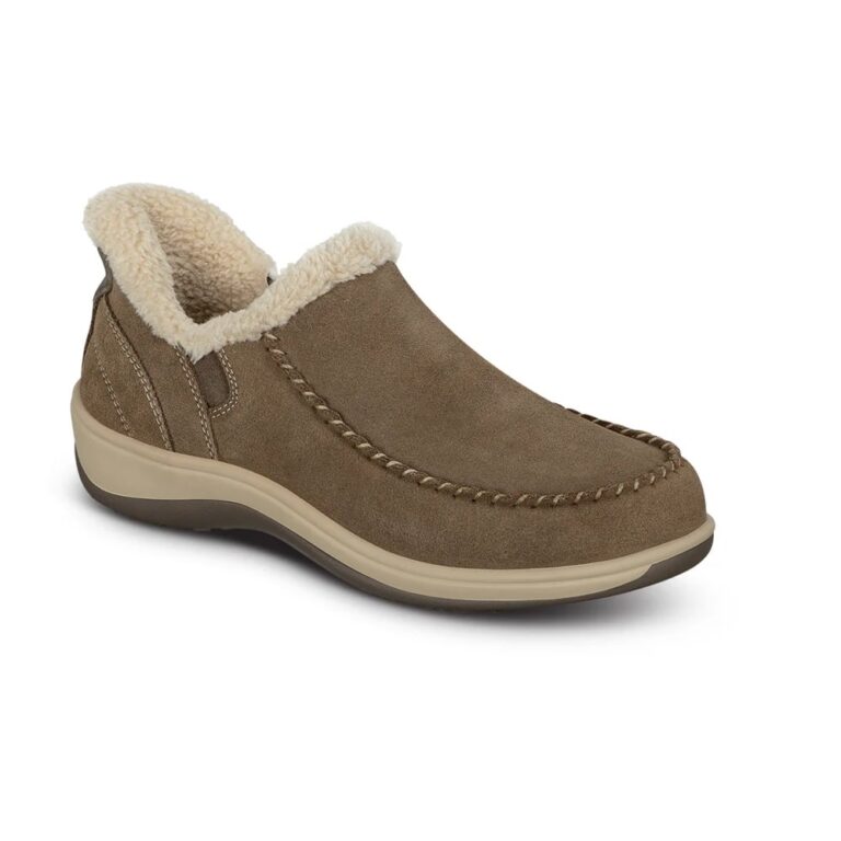 OrthoFeet Women's Lorin Hands-Free Slippers - Black