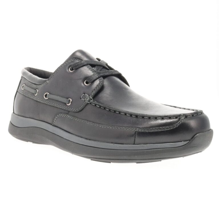 Propet Men's Pomeroy Leather Shoes - Black