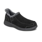 OrthoFeet Men's Vito Hands-Free Slippers - Black — 1