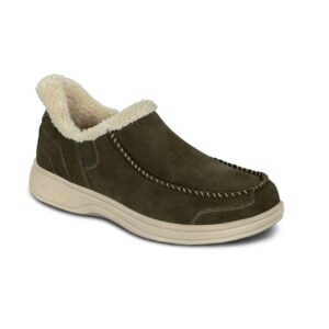 OrthoFeet Men's Vito Hands-Free Slippers - Dark-olive