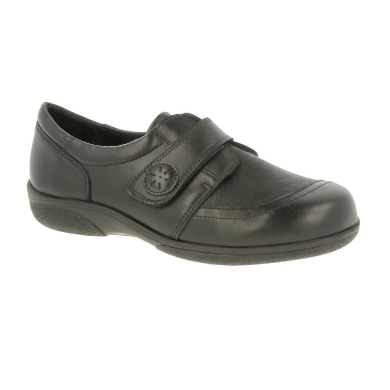 DB Easy B Women's Owl Shoes - Black