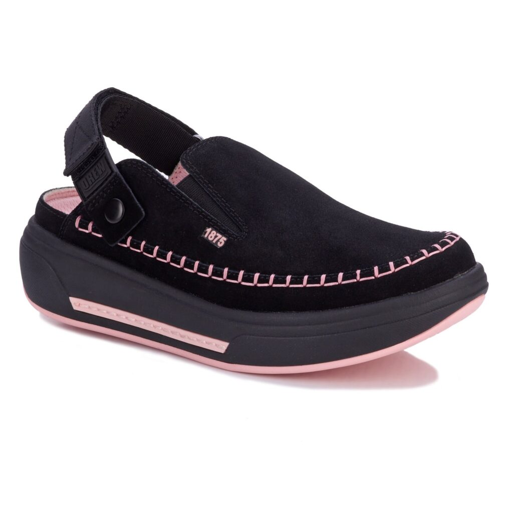 Drew Women's Jazz Shoes - Black-pink