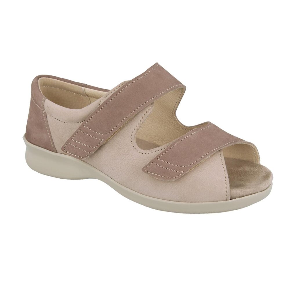 DB EasyB Women's Bliss 2 Sandals - Two-tone-taupe