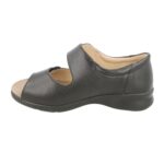 DB EasyB Women's Bliss 2 Sandals - Black-leather — 8