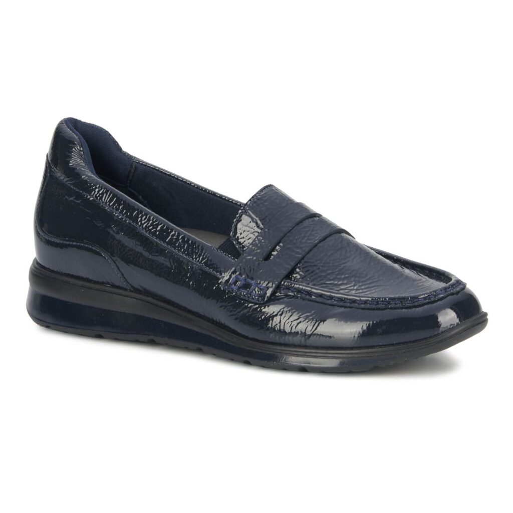 Ros Hommerson Women's Dannon Shoes - Navy-crinkle