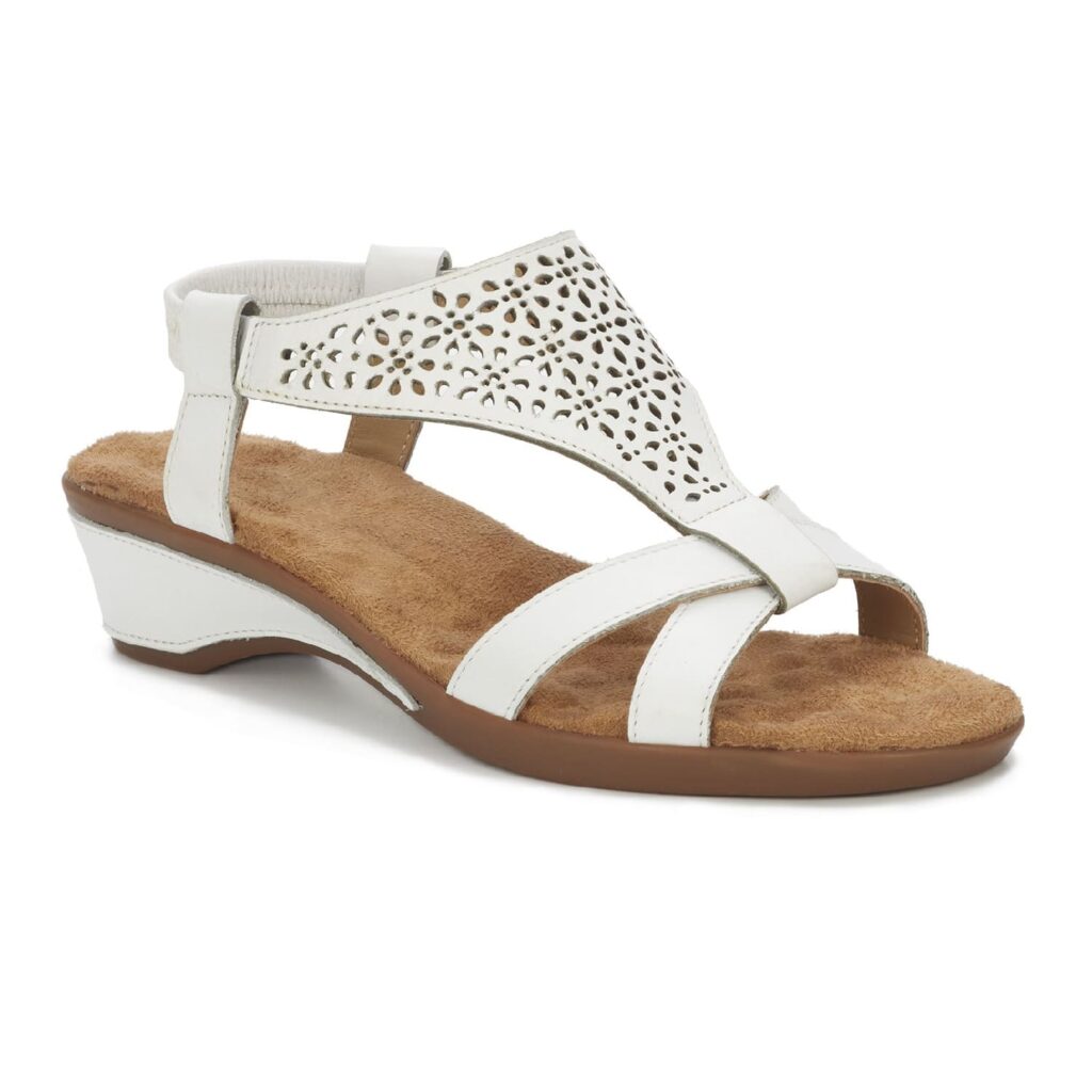 Ros Hommerson Women's Kitsy Sandals - White-leather