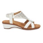 Ros Hommerson Women's Kitsy Sandals - White-leather — 8