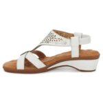 Ros Hommerson Women's Kitsy Sandals - White-leather — 7